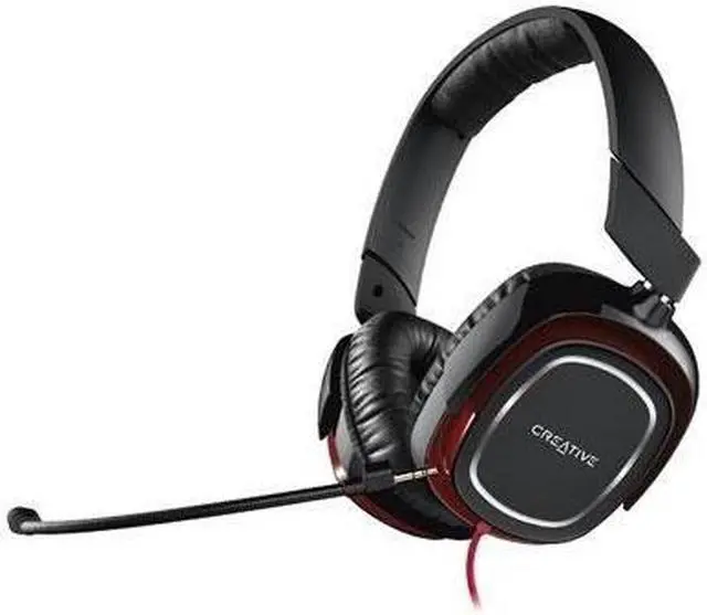 Alt view image 3 of 3 - Creative DRACO HS880 3.5mm Connector Circumaural Gaming Headset