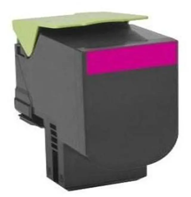 Alt view image 3 of 8 - Lexmark 80C0HMG High Yield Return Program Toner Cartridge - Magenta