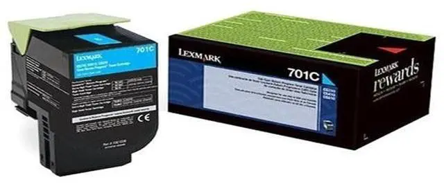 Alt view image 2 of 11 - Lexmark 70C00CG TAA Return Program Toner Cartridge - Cyan
