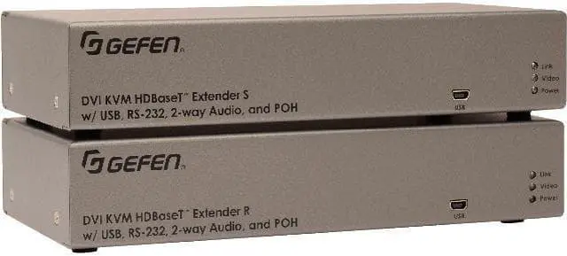 Main image of Gefen Inc Hdbaset 2.0 - Extend Dvi, Usb, Rs-232, 2-way Audio - EXT-DVIKA-HBT2