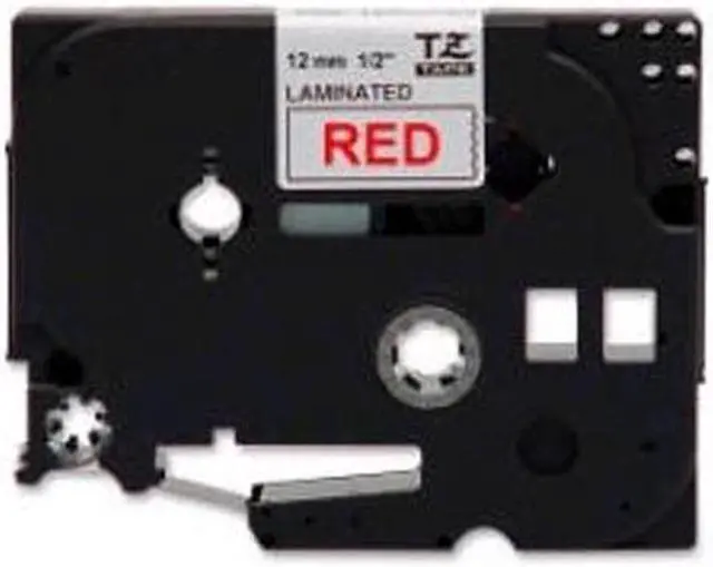 Alt view image 4 of 20 - Brother P-touch TZe Laminated Tape Cartridges - 1/2" Width x 26 1/5 ft Length - Rectangle - White - 1 / Each  BRTTZE232