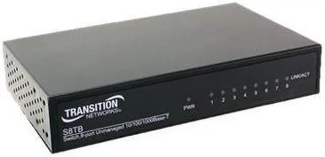 Alt view image 2 of 15 - Transition Networks Unmanaged Switch