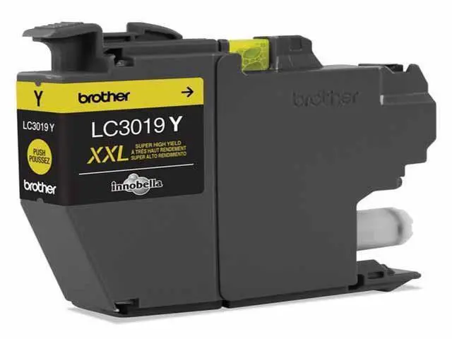 Alt view image 4 of 16 - BROTHER INTERNATIONAL CORPORAT LC3019Y SUPER HIGH YIELD XXL YELLOW INKCARTRIDGE