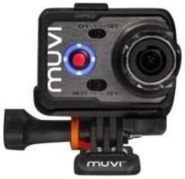 Alt view image 10 of 20 - Veho MUVI K-Series K-2 Pro 4k Wi-Fi Handsfree Camera with 12MP Resolution, LCD Touch Screen and Carry Case, Black (VCC-007-K2PRO)