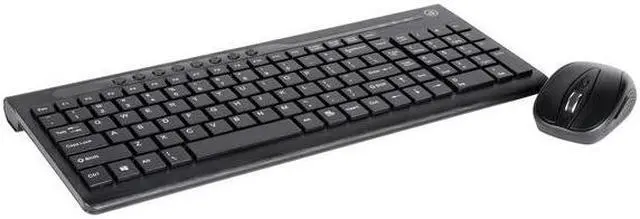 Alt view image 4 of 11 - Digital Innovations 4270100 USB Wireless Keyboard and Optical EasyGlide Mouse Black (4270100)