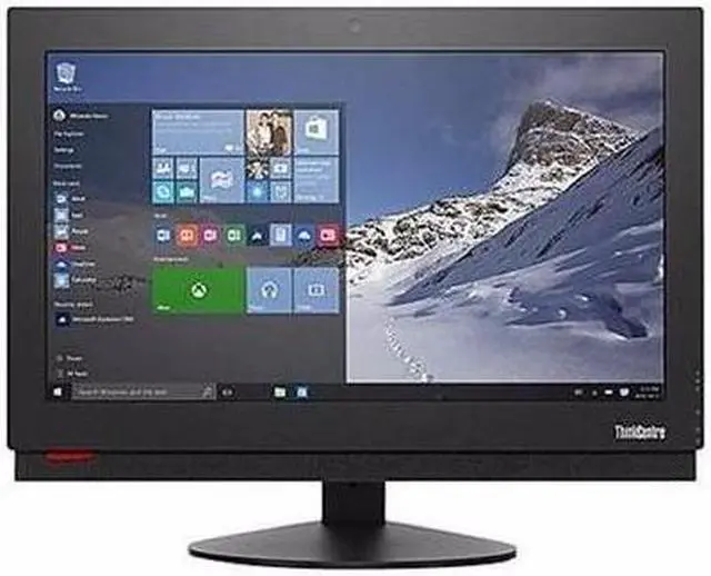 Alt view image 6 of 7 - Lenovo ThinkCentre M700z 10EY000HUS All-in-One Computer - Intel Pentium G4400T 2.90 GHz - Desktop - Black