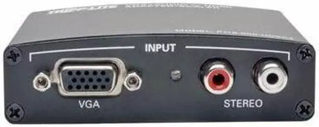 Alt view image 2 of 10 - Tripp Lite P116-000-HDSC2 VGA with RCA Stereo Audio to HDMI Converter/Scaler