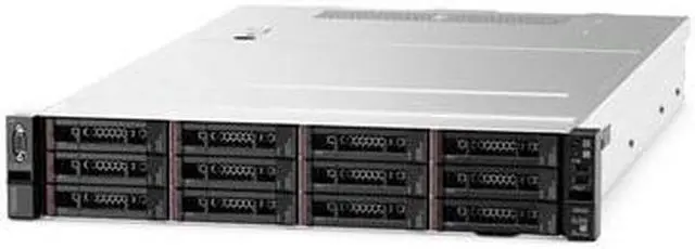 Alt view image 2 of 9 - Lenovo 7X04A02TNA Thinksystem Sr550 7X04 - Server - Rack-Mountable - 2U - 2-Way - 1 X Xeon Silver 4116 / 2.1 Ghz - Ram 32 Gb - Sas - Hot-Swap 2.5 Inch - No Hdd - Matrox G200 - Gige - No Os - Monitor: