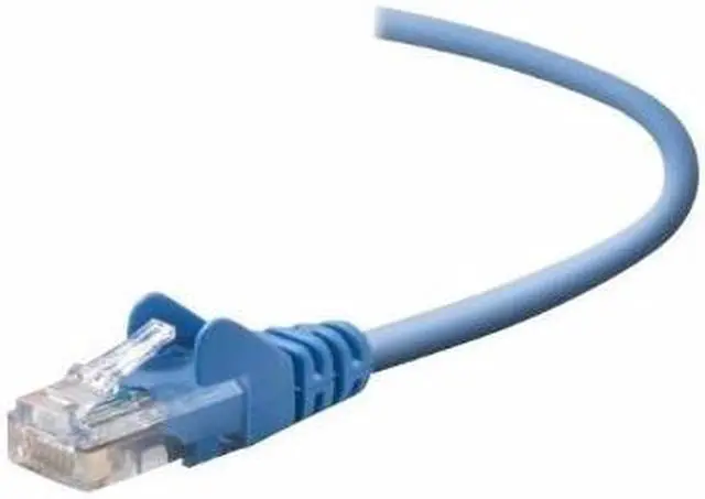 Alt view image 4 of 6 - Belkin TAA791-20-BLU-S 2 ft. Cat 5E Blue Cat.5e UTP Patch Cable