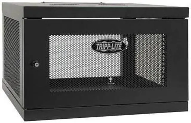 Alt view image 9 of 20 - Tripp Lite 6U Wall Mount Rack Enclosure Server Cabinet, Knock Down, 16.5" Deep, Switch Depth (SRW6UKD)