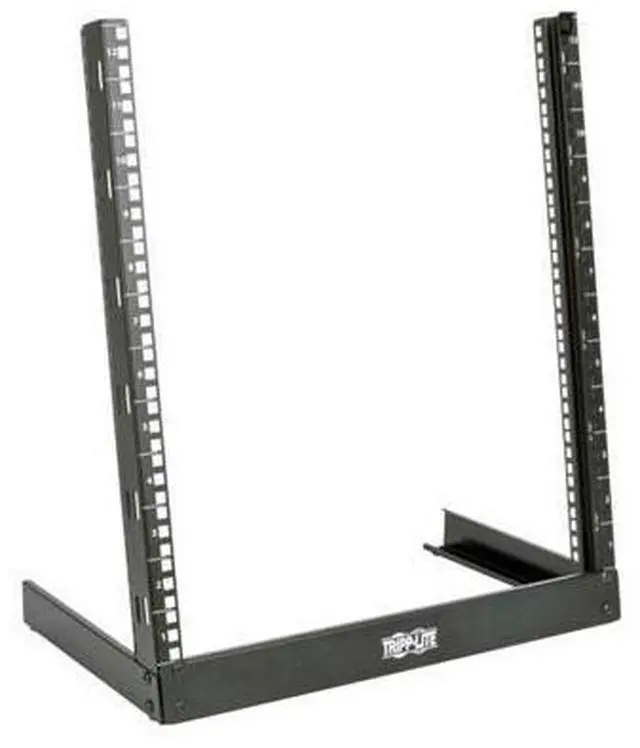 Alt view image 3 of 10 - Tripp Lite SR2POST12 12U SmartRack Desktop 2-Post Open-Frame Rack