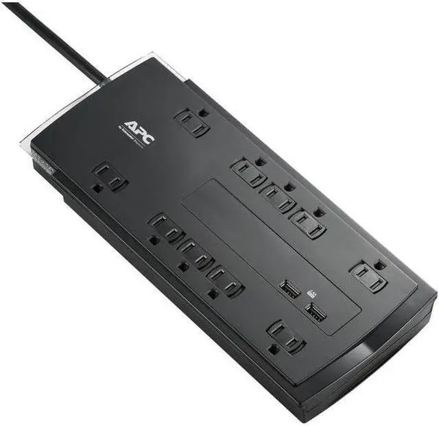 Alt view image 6 of 18 - APC Electric SurgeArrest Performance 10-Outlet Surge Suppressor/Protector P10U2