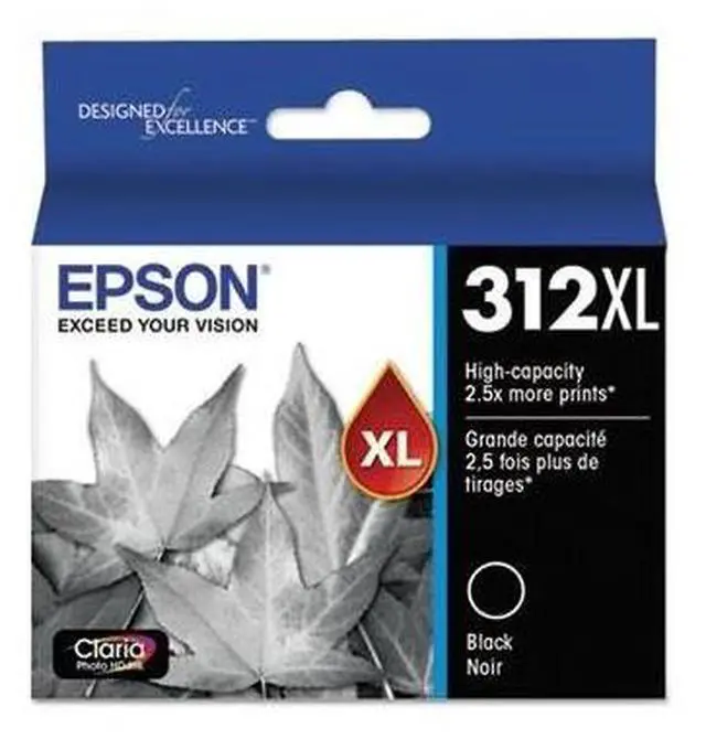 Main image of T312XL120S (312XL) Claria Ink, 500 Page-Yield, Black