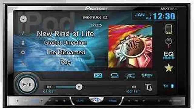 Alt view image 4 of 4 - Pioneer AVH-X5600BHS Double DIN Car DVD/CD/USB Bluetooth Receiver 7" Monitor