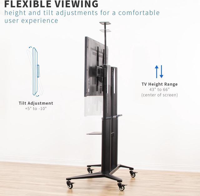 Support mobile écran TV X-Large 60´´-100´´ vesa 1000x600 max