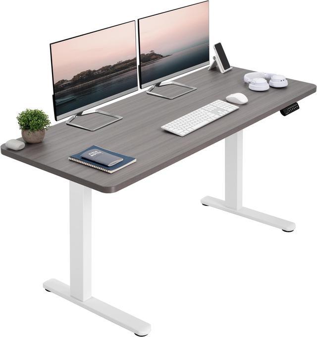 Electric Standing Desk 60x24, Height-Adjustable Standing Desk