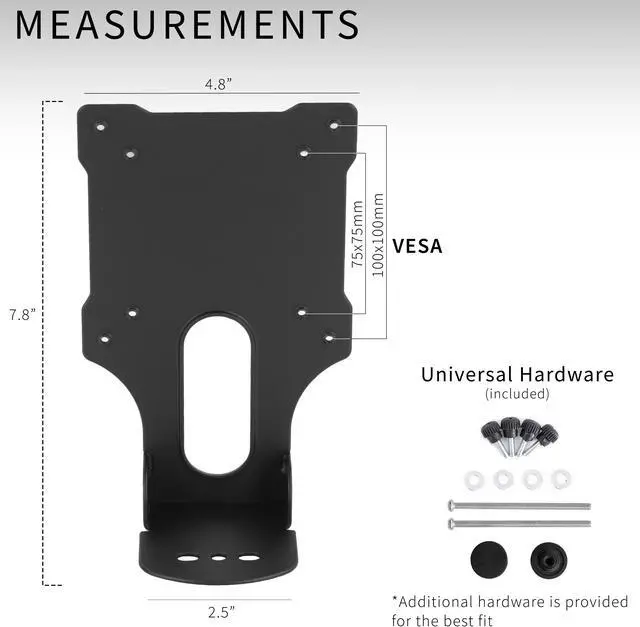 Alt view image 12 of 16 - VESA Mount Adapter for Acer Monitors by VIVO - fits Models G206HL, G206HQL, G236HL, G246HYL, G247HL, G277HL