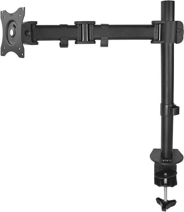 VIVO Single LCD Monitor Desk Mount Stand Fully Adjustable/Tilt/Articulating  for 1 Screen up to 32 (STAND-V001M) 