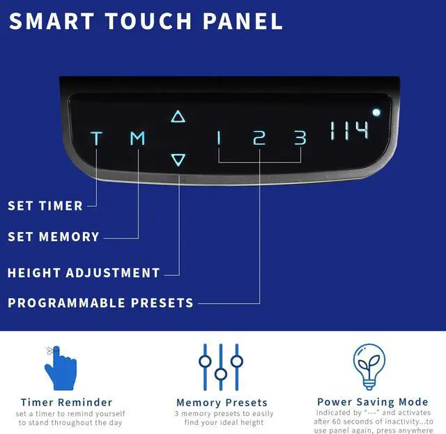 Alt view image 6 of 7 - VIVO Electric 20" to 32" Dual Monitor Desk Mount, Touch Screen Memory Controller, Height Adjustable Stand (STAND-E-102A)