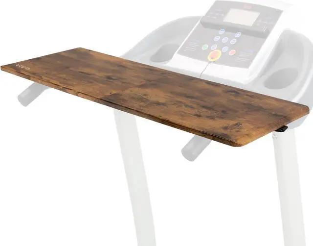 Main image of VIVO Vintage Brown Universal Laptop Treadmill Desk Attachment, Ergonomic Notebook Stand for Treadmills, STAND-TDML2N