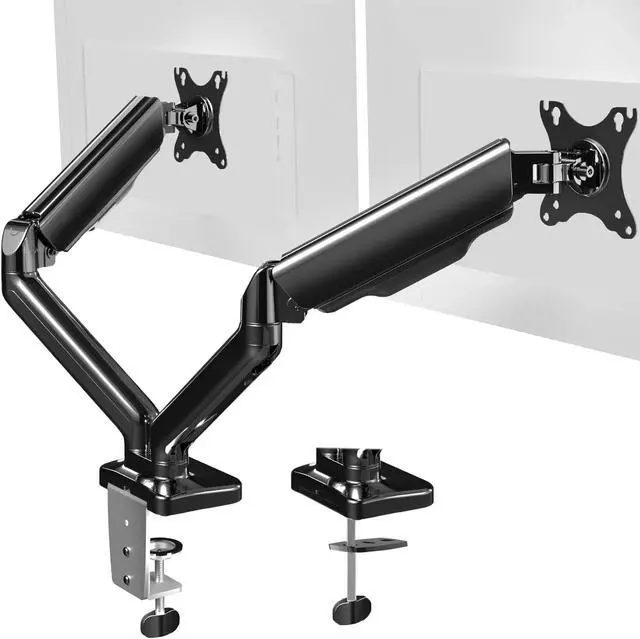 Main image of VIVO Dual Monitor Counterbalance Mechanical Spring Desk Mount Stand | Fits Screens up to 32" (STAND-V002O)