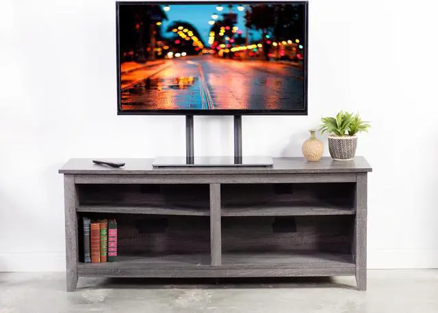 Alt view image 5 of 7 - VIVO Black Universal Economic 32" to 65" LCD Flat Screen TV Table Top Stand | VESA Mount with Glass Base (STAND-TV00H)