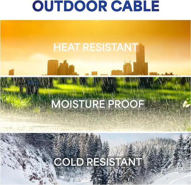 Alt view image 7 of 12 - VIVO 500ft Cat6 LAN Network Ethernet Cable Wire Cat-6 Waterproof Outdoor Burial