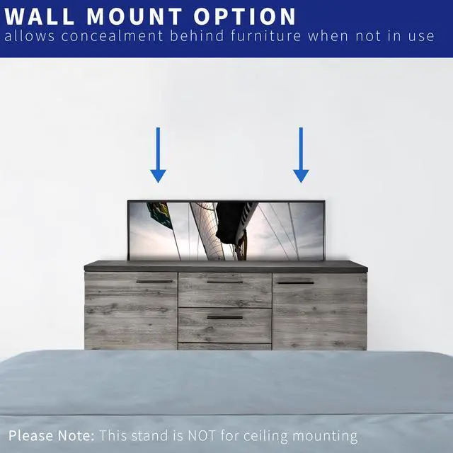 Alt view image 4 of 7 - VIVO TV Motorized Vertical Stand Lift 32" to 48" | Height Adjustable Mount