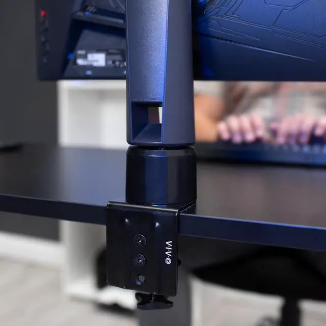Alt view image 2 of 7 - VIVO Heavy Duty Desk Clamp Converter Designed for ASUS ROG Monitors