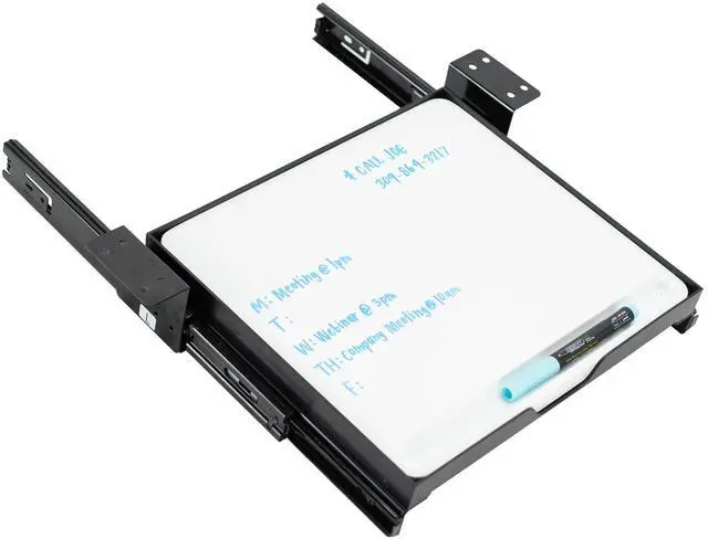 Main image of VIVO Under Desk Sliding 11 inch Pull-out Whiteboard Drawer, Compact Dry Erase Board Note-Taking Organizer, DESK-WB01S