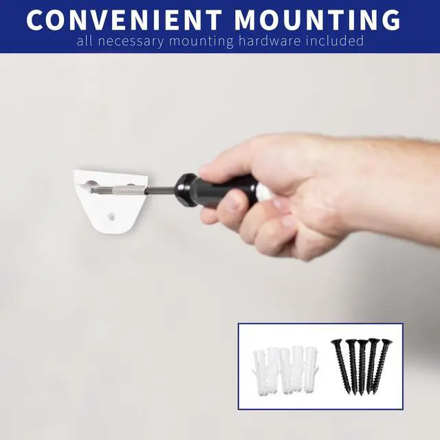 Alt view image 6 of 7 - VIVO White Wall & Under Desk Mount Designed for PS5 & PS5 Slim Console