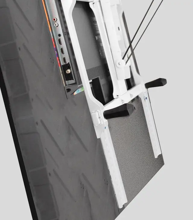 Alt view image 7 of 7 - VIVO White Vertical VESA Extender Kit for TVs w/ Low VESA, Hardware Included