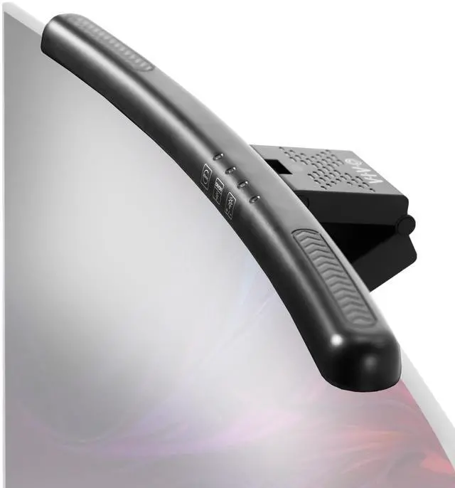 Main image of VIVO Black 16 inch Curved Lightbar with 5 Color Temperatures, USB Powered