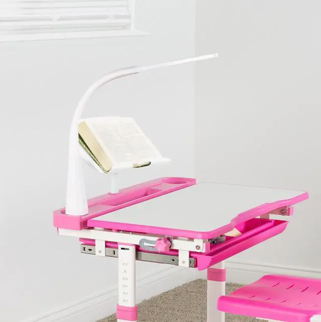 Alt view image 6 of 7 - VIVO White Book Holder Shelf for Height Adjustable Children's Desks