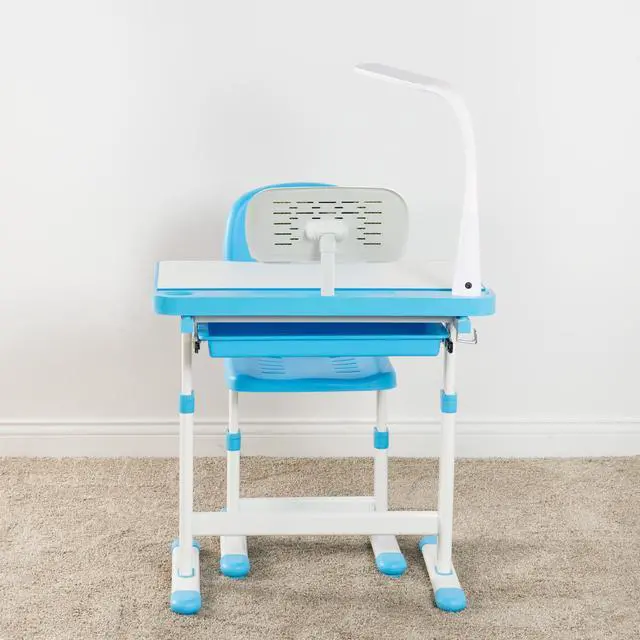 Alt view image 7 of 7 - VIVO White Book Holder Shelf for Height Adjustable Children's Desks