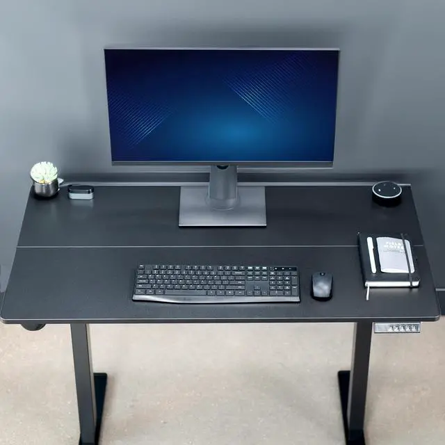 Alt view image 7 of 7 - VIVO Black Electric 44" x 24" Sit Stand Desk, Ergonomic Height Adjustable Workstation for Home and Office (DESK-E144B)