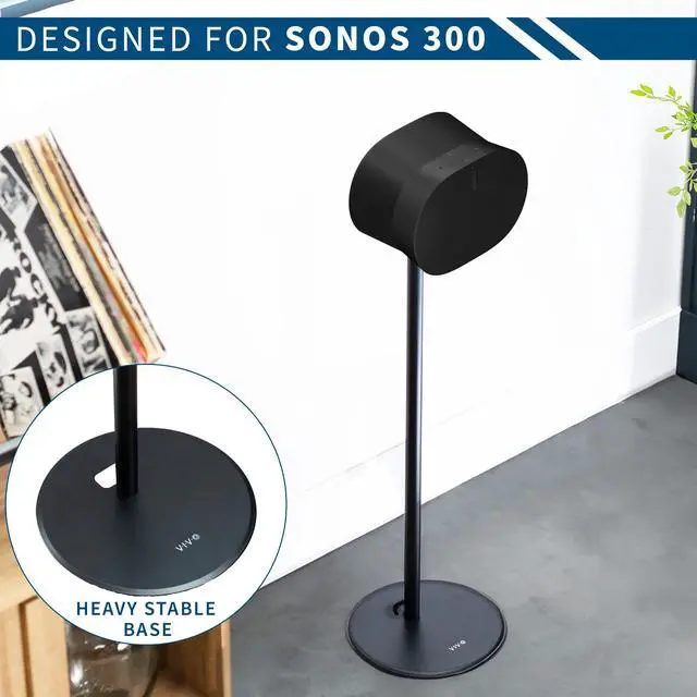 Alt view image 2 of 7 - VIVO Speaker Stands Designed for Sonos Era 300 Speakers, 2 Pack