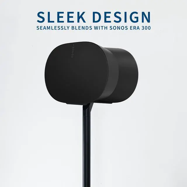 Alt view image 7 of 7 - VIVO Speaker Stands Designed for Sonos Era 300 Speakers, 2 Pack