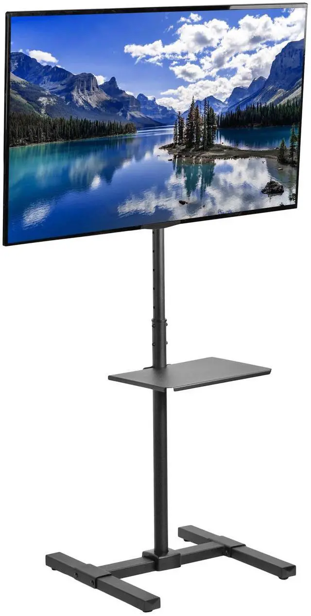 Main image of VIVO TV Display 13" to 50" Height Adjustable Floor Stand with Storage Shelf