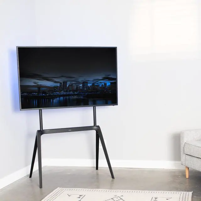 Alt view image 2 of 7 - VIVO Steel Studio TV Adjustable Floor Stand, Fits 65" to 86" Screens