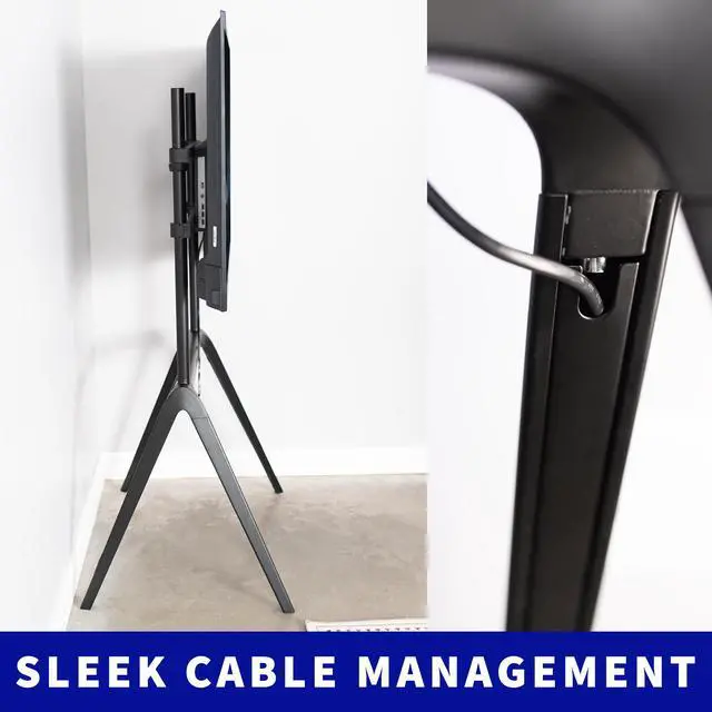 Alt view image 6 of 7 - VIVO Steel Studio TV Adjustable Floor Stand, Fits 65" to 86" Screens
