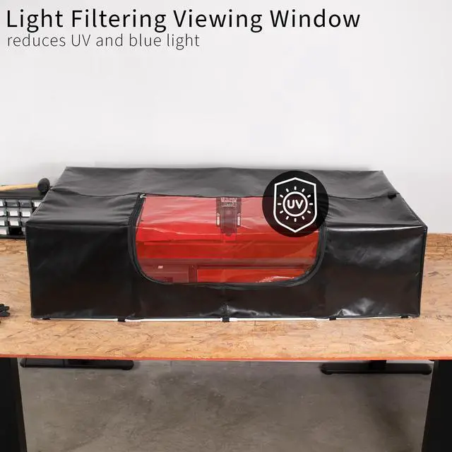 Alt view image 5 of 7 - VIVO Extra Large Laser Engraver Enclosure with Exhaust Ports, Laser Engraving Machine Protective Cover, COVER-LE01