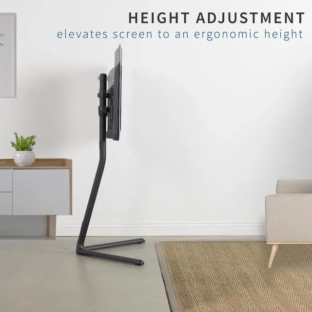 Alt view image 4 of 8 - VIVO Space Saving 49" to 70" Screen Studio Display TV Stand | Television Mount with V-Base (STAND-TV70B)