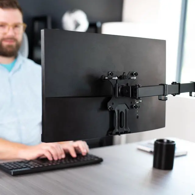 Alt view image 5 of 7 - VIVO Mounting VESA Adapter for HP Pavilion Computer 25xw, 24xw, 23xw, 22xw, 22cwa, 27cw, 25cw, 23cw, 22cw (MOUNT-HP23XW)