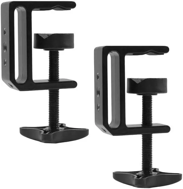 Main image of VIVO Universal Heavy Duty C-Clamps with 1/4 inch-20 and 3/8 inch-16 Sockets (x2)