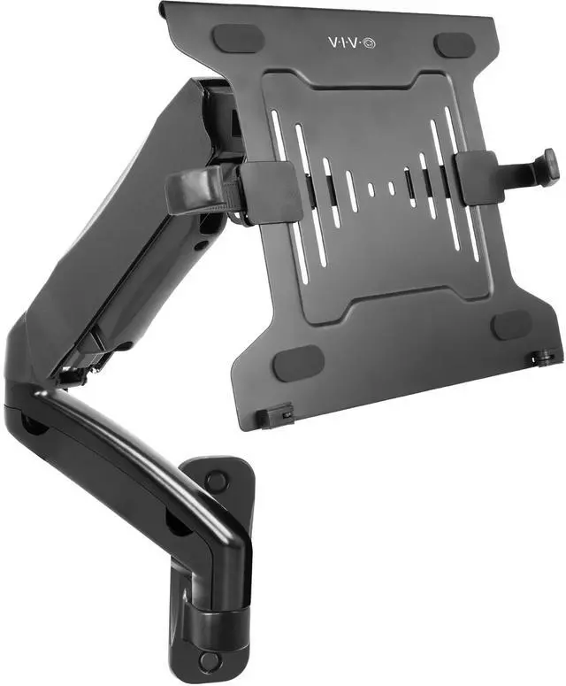 Main image of VIVO Universal Adjustable 10" to 15.6" Single Laptop Pneumatic Arm Wall Mount