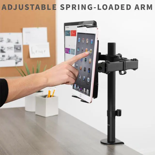 Alt view image 5 of 7 - VIVO Universal VESA Mount for Tablets, 2-in-1 Laptops, & Portable Monitors