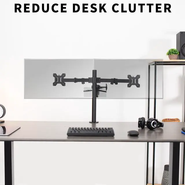 Alt view image 6 of 7 - VIVO Universal Docking Station Mount, Behind Monitor, Under Desk, or C-clamp