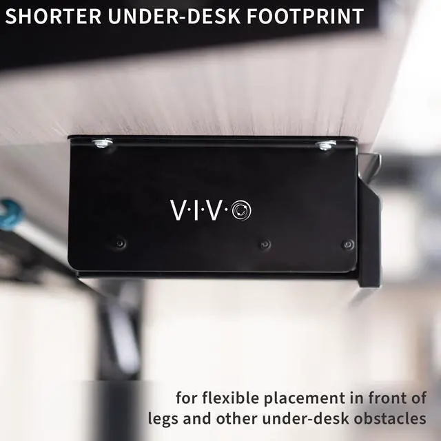 Alt view image 6 of 7 - VIVO Black Space Saving 33" Pull Out Under Desk Storage Drawer without Shell