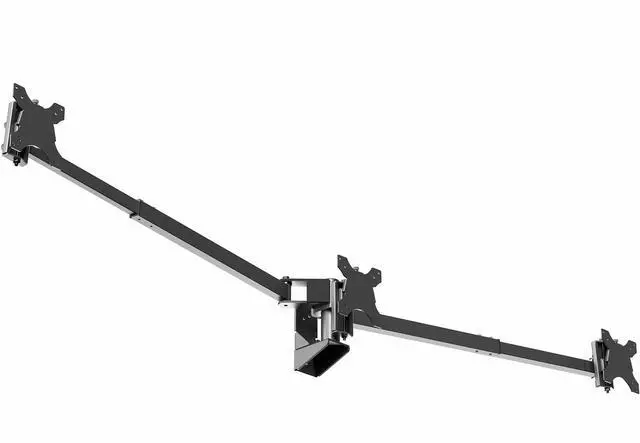 Main image of VIVO Premium Telescoping Triple Monitor Wall Mount for 3 Screens up to 22 lbs, Flush Wall Setup, MOUNT-TS03C